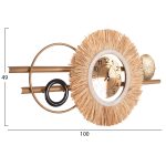 ΡΟΛΟΙ ΤΟΙΧΟΥ HM4200 ΜΕΤΑΛΛΟ & ΙΝΕΣ RAFFIA ΣΕ ΓΗΙΝΑ ΧΡΩΜΑΤΑ 100x49Υεκ. - Image 2