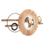 ΡΟΛΟΙ ΤΟΙΧΟΥ HM4200 ΜΕΤΑΛΛΟ & ΙΝΕΣ RAFFIA ΣΕ ΓΗΙΝΑ ΧΡΩΜΑΤΑ 100x49Υεκ.