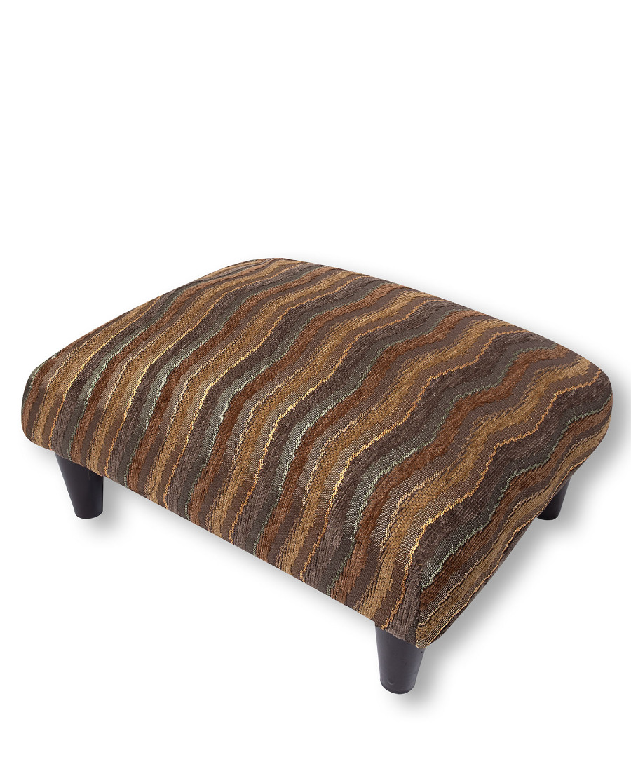 skabo602kymaladi Υποπόδιο (40cm X 30cm X 16cm) 602 κύμα λαδί μακρόστενο SilkFashion - Image 1