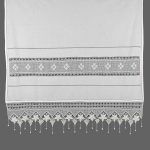 κουρτίνα 027 (200cm x 270cm) λευκό με τούνελ SilkFashion