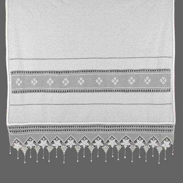 κουρτίνα 027 (200cm x 270cm) λευκό με τούνελ SilkFashion