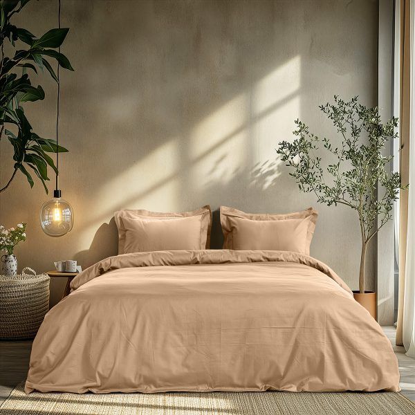 Beauty Home Σετ σεντόνια υπέρδιπλα με λάστιχο Art 1700 Harmony 170x200+30 Μπεζ