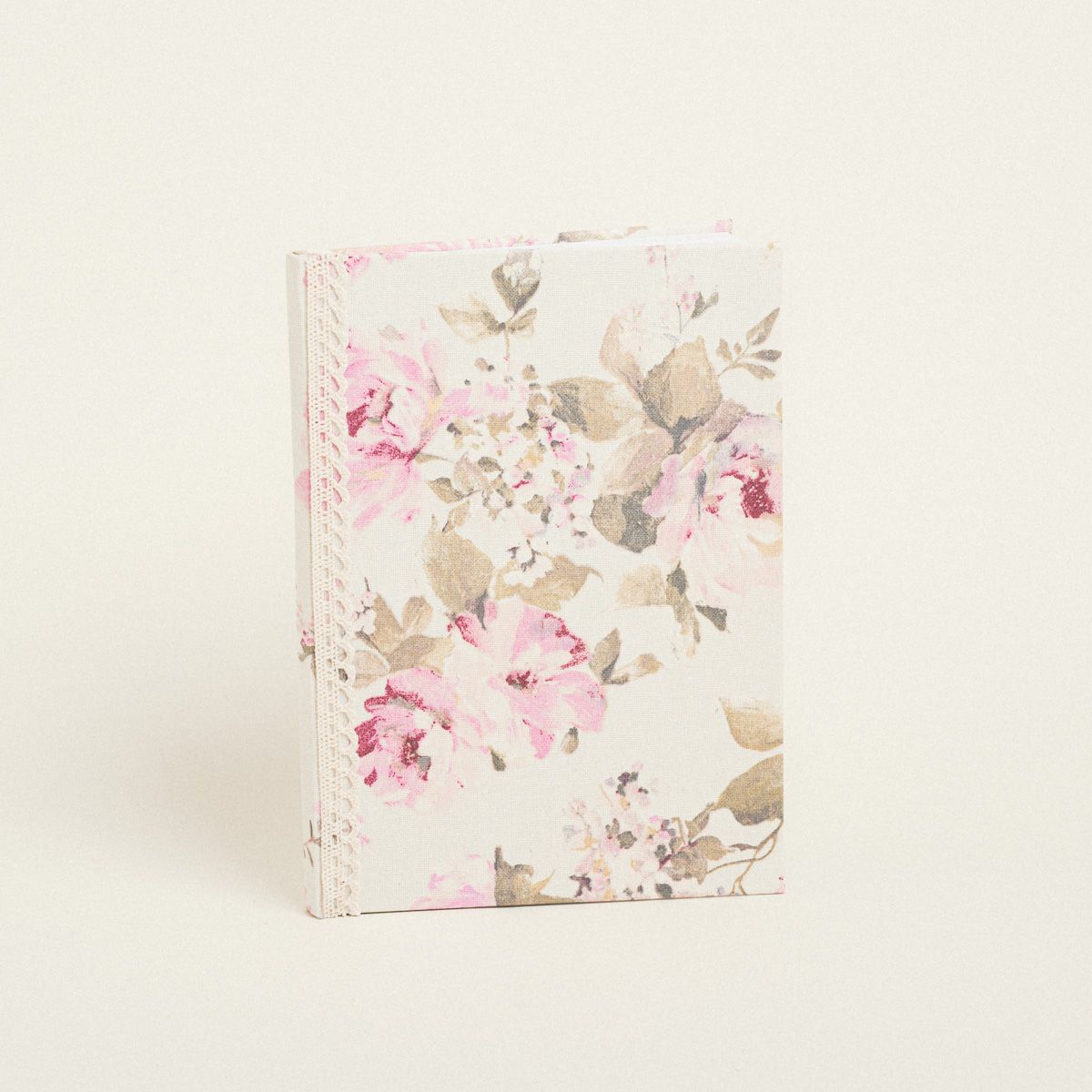 496998b8-b5fe-4ce0-8c32-f4c5ddff1527 Beauty Home ΒΙΒΛΙΟ ΕΥΧΩΝ ΚΛΑΣΙΚΟ ΦΛΟΡΑΛ ΕΚΡΟΥ - Image 1