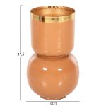 ΕΠΙΤΡΑΠΕΖΙΟ ΔΙΑΚΟΣΜΗΤΙΚΟ BAZO LINGON HM4233.09 ΜΕΤΑΛΛΟ ΣΟΜΟΝ-ΧΡΥΣΟ Φ21x37,5Υ - Image 2