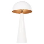 ΦΩΤΙΣΤΙΚΟ ΔΑΠΕΔΟΥ SMUSH HM4256.03 ΜΕΤΑΛΛΟ ΛΕΥΚΟ-ΡΥΘΜΙΖΟΜΕΝΟ ΚΑΠΕΛΟ Φ50x100Υ