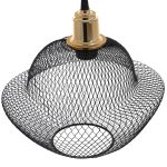 ΦΩΤΙΣΤΙΚΟ ΟΡΟΦΗΣ ΜΑΥΡΟ ΜΕΤΑΛΛΙΚΟ ΜΟΝΤΕΡΝΟ ΠΛΕΓΜΑ Φ30x65Yεκ.HM7690.01 - Image 3