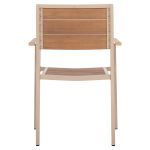 ΠΟΛΥΘΡΟΝΑ ΑΛΟΥΜΙΝΙΟΥ SAGA HM5127.04 ΣΑΜΠΑΝΙ ΜΕ POLYWOOD 55x52x86Yεκ. - Image 6