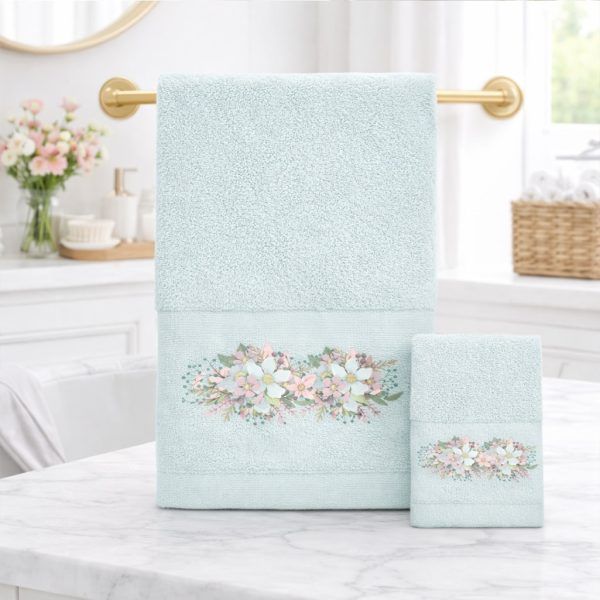 Πετσέτες (Σετ 2 τεμ.) Brigitte Mint Astron Italy