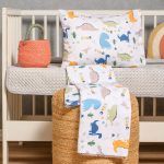 ΣΕΤ ΣΕΝΤΟΝΙΑ ΚΟΥΝΙΑΣ (Λ) DINO PRIME LINE BABY (70Χ140+17) MELINEN - Image 2