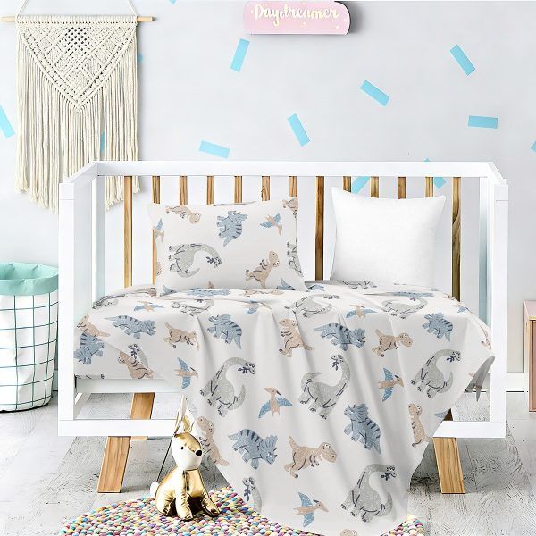 ΣΕΤ ΣΕΝΤΟΝΙΑ ΚΟΥΝΙΑΣ (Λ) LIZARD PRIME LINE BABY (70Χ140+17) MELINEN