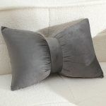 ΔΙΑΚΟΣΜΗΤΙΚΟ ΜΑΞΙΛΑΡΙ BOW GREY (50Χ35) MELINEN
