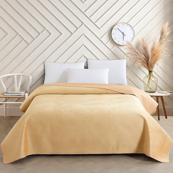 ΚΟΥΒΕΡΛΙ ΜΟΝΟ OMNIA BEIGE (160Χ240) MELINEN