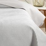 ΚΟΥΒΕΡΛΙ KING SIZE OMNIA GREY (260Χ240) MELINEN - Image 2