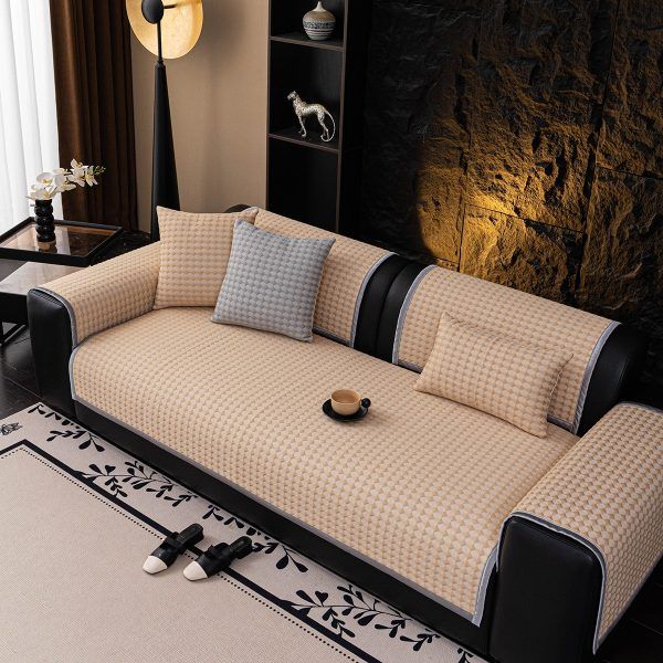 ΑΝΩΣΤΡΩΜΑ ΚΑΝΑΠΕ SOLEIL BEIGE (90X210) MELINEN
