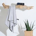 ΠΕΤΣΕΤΑ MICROFIBER GYM SILVER (50Χ90) MELINEN
