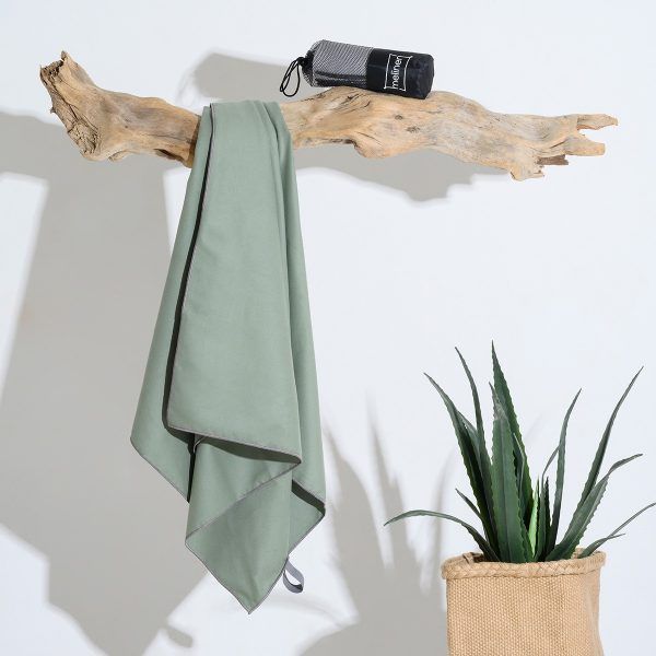 ΠΕΤΣΕΤΑ MICROFIBER GYM OLIVE (50Χ90) MELINEN