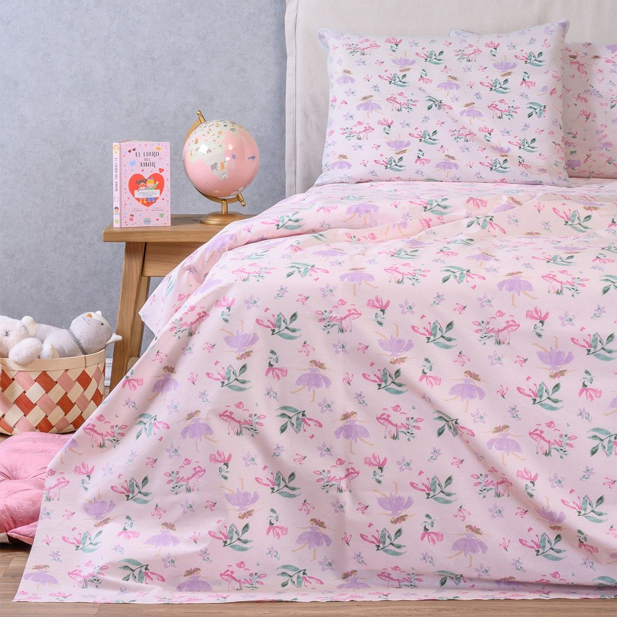 ΣΕΤ ΣΕΝΤΟΝΙΑ ΜΟΝΑ (Λ) FAIRYTALE KIDS LINE (100X200+32) MELINEN
