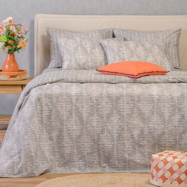 ΣΕΤ ΣΕΝΤΟΝΙΑ ΥΠΕΡΔΙΠΛΑ KAI GREY CASUAL LINE (235X270) MELINEN