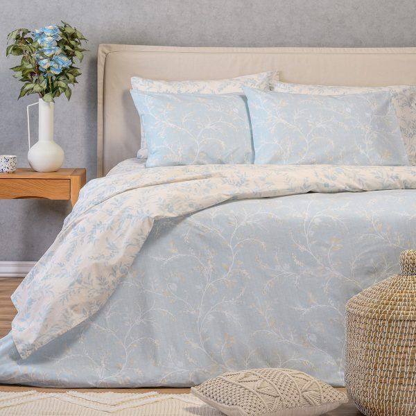 ΣΕΤ ΣΕΝΤΟΝΙΑ KING SIZE SIENNA BLUE CASUAL LINE (260X270) MELINEN