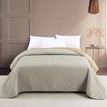 ΚΟΥΒΕΡΛΙ ΥΠΕΡΔΙΠΛΟ RENZO GREY/BEIGE (220Χ240) MELINEN