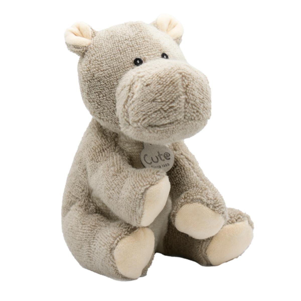 65-5170 Λούτρινος Μικρός Ιπποπόταμος Organic Cotton Blend 18cm - CUTE - Image 1