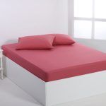 Βαμβακερό σεντόνι essentials (165cm x 267cm) baroque rose SilkFashion