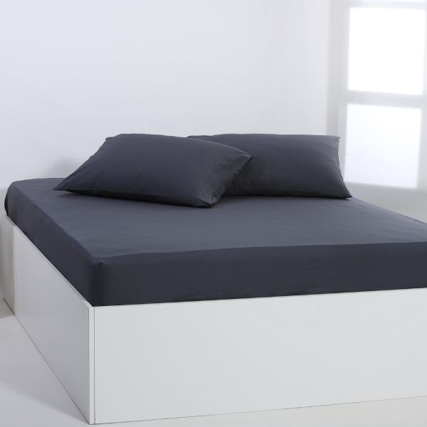 Βαμβακερό σεντόνι essentials (165cm x 267cm) turbulence SilkFashion