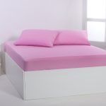 Βαμβακερό σεντόνι essentials (125cm x 200cm + 35cm) pastel levander SilkFashion