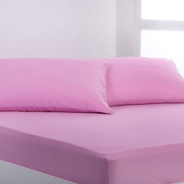 Βαμβακερό σετ μαξιλαροθήκες essentials (52cm x 72cm ) pastel levander SilkFashion