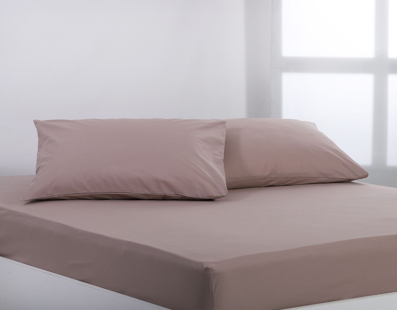 IMG_4119 Βαμβακερό σετ μαξιλαροθήκες essentials (52cm x 72cm ) mashroom SilkFashion - Image 1