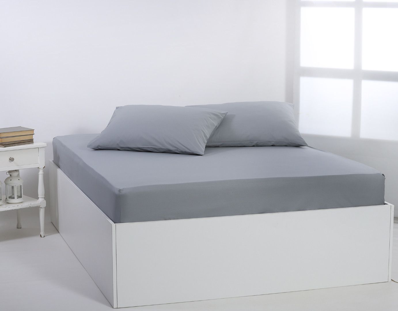 IMG_4137-2 Βαμβακερό σεντόνι essentials (165cm x 267cm) quarry SilkFashion - Image 1