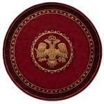 ΧΑΛΙ ΕΚΚΛΗΣΙΑΣΤΙΚΟ ATHOS 2128A BURGUNDY  ΡΟΤΟΝΤΑ - 300X300  NewPlan