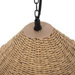 ΦΩΤΙΣΤΙΚΟ ΟΡΟΦΗΣ ΚΡΕΜΑΣΤΟ HM4354 ΦΥΣΙΚΟ RAΤΤΑΝ-PAPER ROPE-ΦΥΣΙΚΟ&ΜΑΥΡΟ Φ54x42-145Υεκ. - Image 6