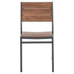 ΚΑΡΕΚΛΑ ΑΛΟΥΜΙΝΙΟΥ SAGA HM6063.02 ΣΚΟΥΡΟ ΓΚΡΙ ΜΕ POLYWOOD 46x52x86Υεκ. - Image 3