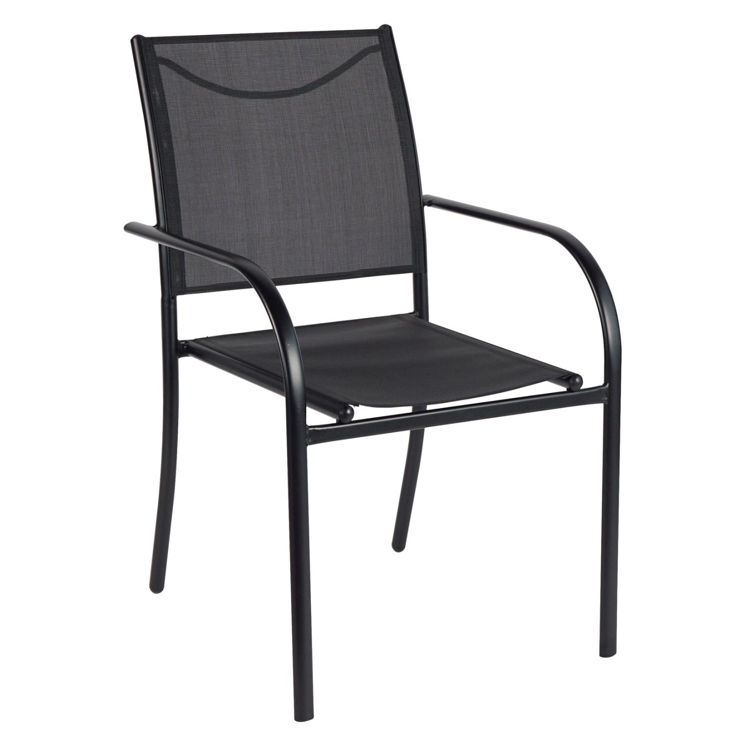 polythrona-exchoroy-fb9597603-metallo-ma ΠΟΛΥΘΡΟΝΑ ΕΞ.ΧΩΡΟΥ REDAN HM5976.03 ΜΕΤΑΛΛΟ ΜΑΥΡΟ-TEXTILENE ΜΑΥΡΟ 56x60x88Υεκ - Image 1
