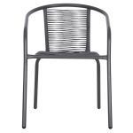 ΠΟΛΥΘΡΟΝΑ SWIFTER HM5969.01 ΜΕΤΑΛΛΟ ΓΚΡΙ-ΣΥΝΘ. RATTAN ΓΚΡΙ 54x61x75Υεκ. - Image 3