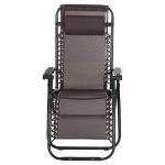 ΠΟΛΥΘΡΟΝΑ RELAX COMPANION HM5095.13 ΚΑΦΕ TEXTILENE-ΜΑΥΡΟ ΜΕΤΑΛΛΟ 67x145x110Υεκ. - Image 4