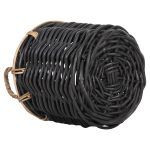 ΣΕΤ 2 ΚΑΛΑΘΙΑ POTTS HM4379 ΜΑΥΡO&ΦΥΣΙΚΟ ΧΡΩΜΑ- CL RATTAN Φ61+Φ45εκ. - Image 5