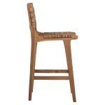 ΣΚΑΜΠΟ ΜΠΑΡ WALTER HM9841 ΞΥΛO TEAK ΣΕ ΦΥΣΙΚΟ-ΨΑΘΑ 46x55x105Υ εκ. - Image 4