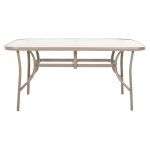ΤΡΑΠΕΖΙ BRUNO 150X90Χ72Υεκ. ΜΕΤΑΛΛΙΚΟ ΣΑΜΠΑΝΙ ΜΕ ΤΡΥΠΑ ΟΜΠΡΕΛΑΣ Φ38mm HM5145.14 - Image 3