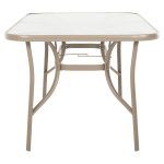 ΤΡΑΠΕΖΙ BRUNO 150X90Χ72Υεκ. ΜΕΤΑΛΛΙΚΟ ΣΑΜΠΑΝΙ ΜΕ ΤΡΥΠΑ ΟΜΠΡΕΛΑΣ Φ38mm HM5145.14 - Image 4