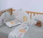 Σετ Σεντόνια Κούνιας 120×170 Nef Nef Savana Green - Image 3