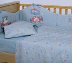 Σετ Σεντόνια Κούνιας 120×170 Nef Nef Super Boy Blue - Image 3