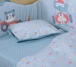 Σετ Σεντόνια Κούνιας 120×170 Nef Nef Super Boy Blue - Image 4