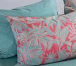 Μαξιλαροθήκη 52×72 Nef Nef Charisma Green-Coral - Image 3