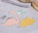 Σετ Πετσέτες Παιδικές 2 Τεμαχίων Nef Nef Dinosaur Art Wind Grey - Image 4