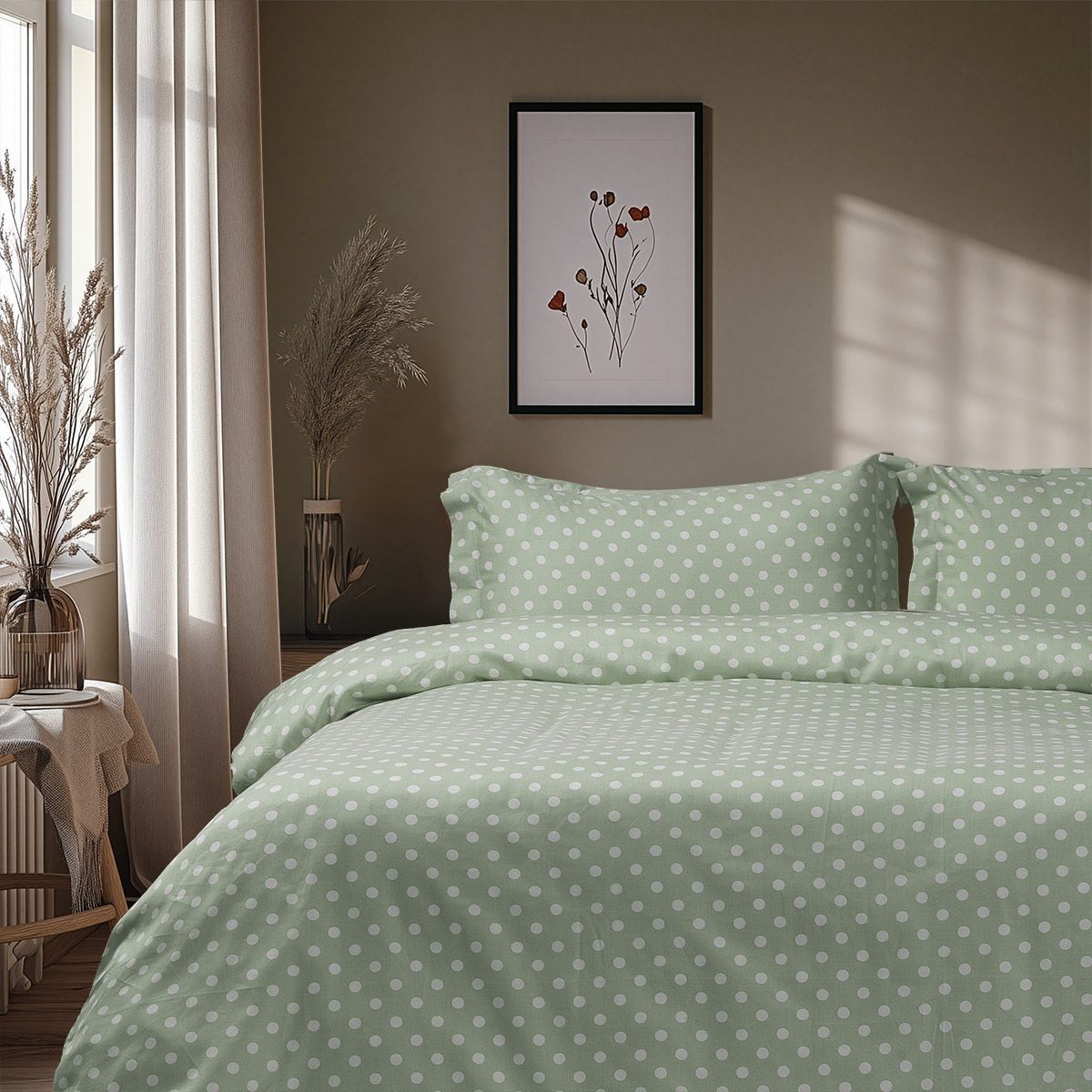 10101_Mint Beauty Home Σετ παπλωματοθήκη μονή Art 10101 Fancy 170×250 Μέντα - Image 1