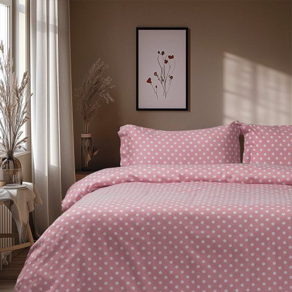Beauty Home Σετ παπλωματοθήκη μονή Art 10101 Fancy 170×250 Ροζ