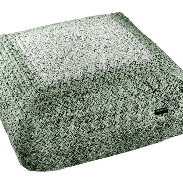 Πουφ Σκαμπό 50x50x25 Guy Laroche Shades Olive Boho