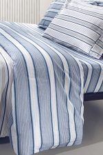 Σετ Σεντόνια Υπέρδιπλα 240x265 Guy Laroche Pinstripe Denim - Image 3